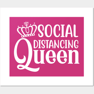 Social Distancing Queen Posters and Art